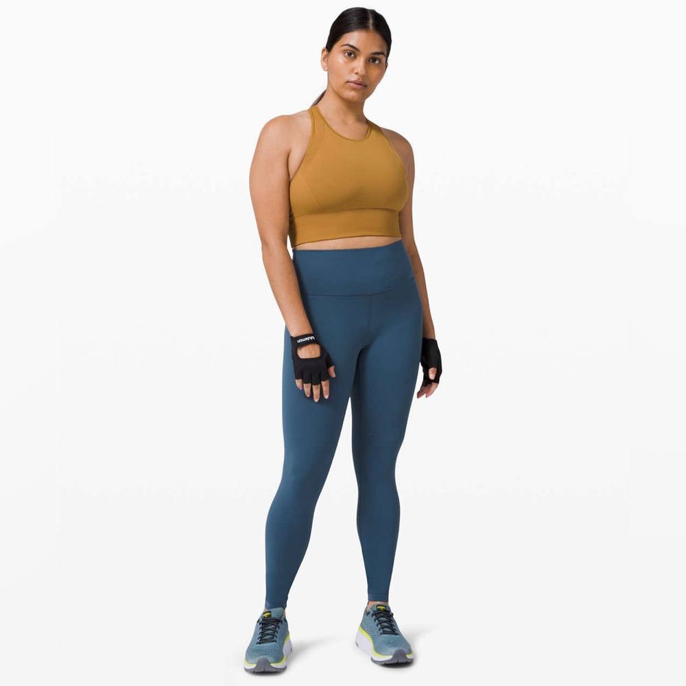Lululemon ebb to train sports bra spiced bronze